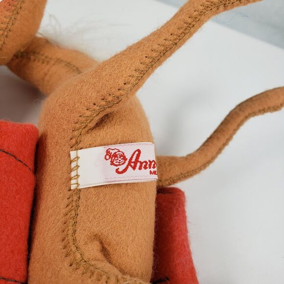 Annalee Dolls 8" Reindeer With Saddlebags Carrying Letters 1998 - Picture 14 of 16